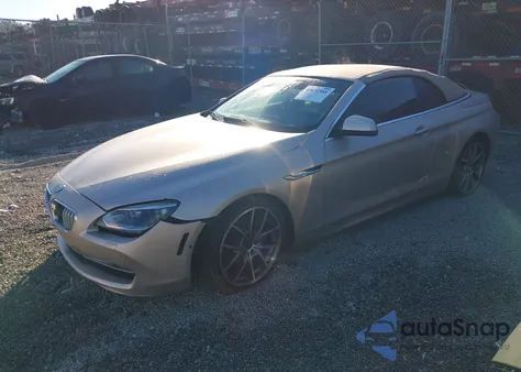 2012 BMW 650I z USA, uszkodzony, nr VIN WBALZ3C50CDL72685